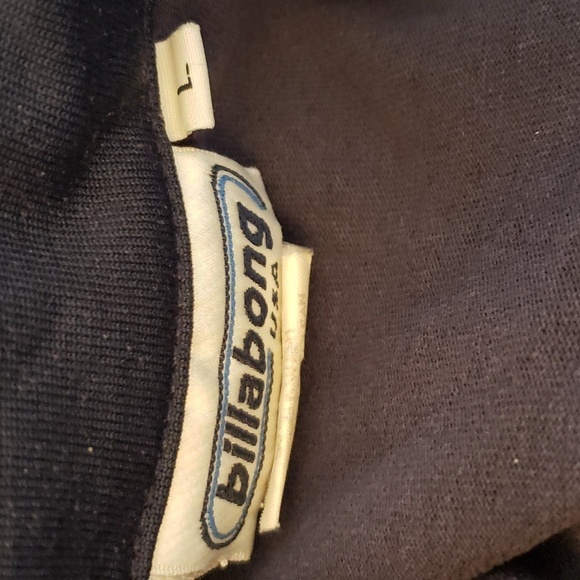 Billabong Vintage 90's Navy Blue Contrast Stitch Lido Polo Shirt Size Large - Picture 7 of 10